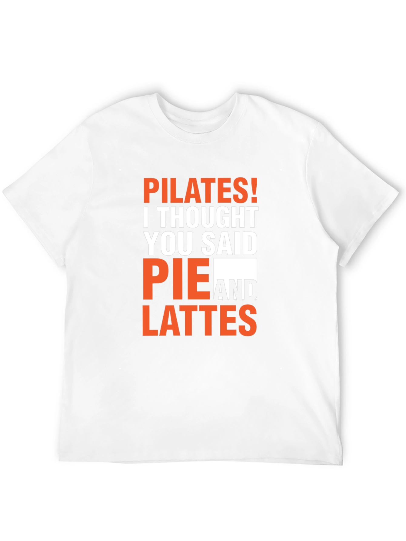 Pilates Pie Lattes Funny Graphic T-Shirt