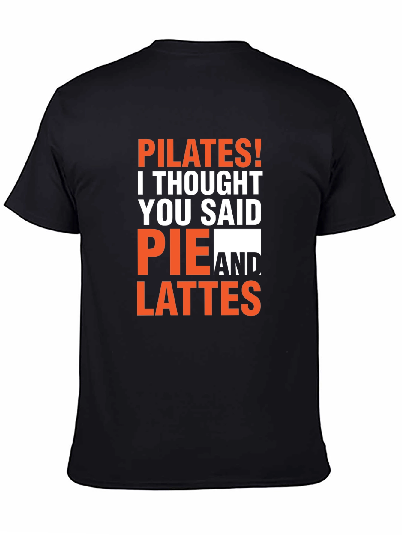 Pilates Pie Lattes Funny Graphic T-Shirt