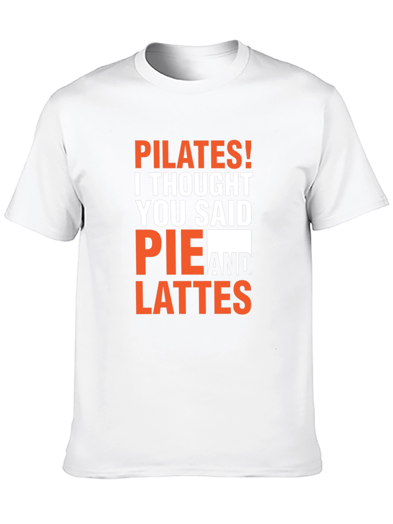 Pilates Pie Lattes Funny Graphic T-Shirt
