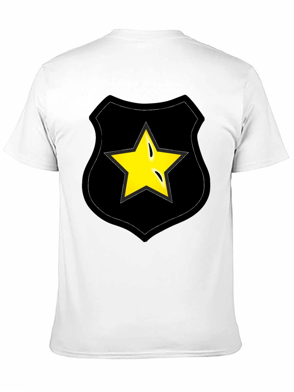 Star Badge Graphic Tee - Black