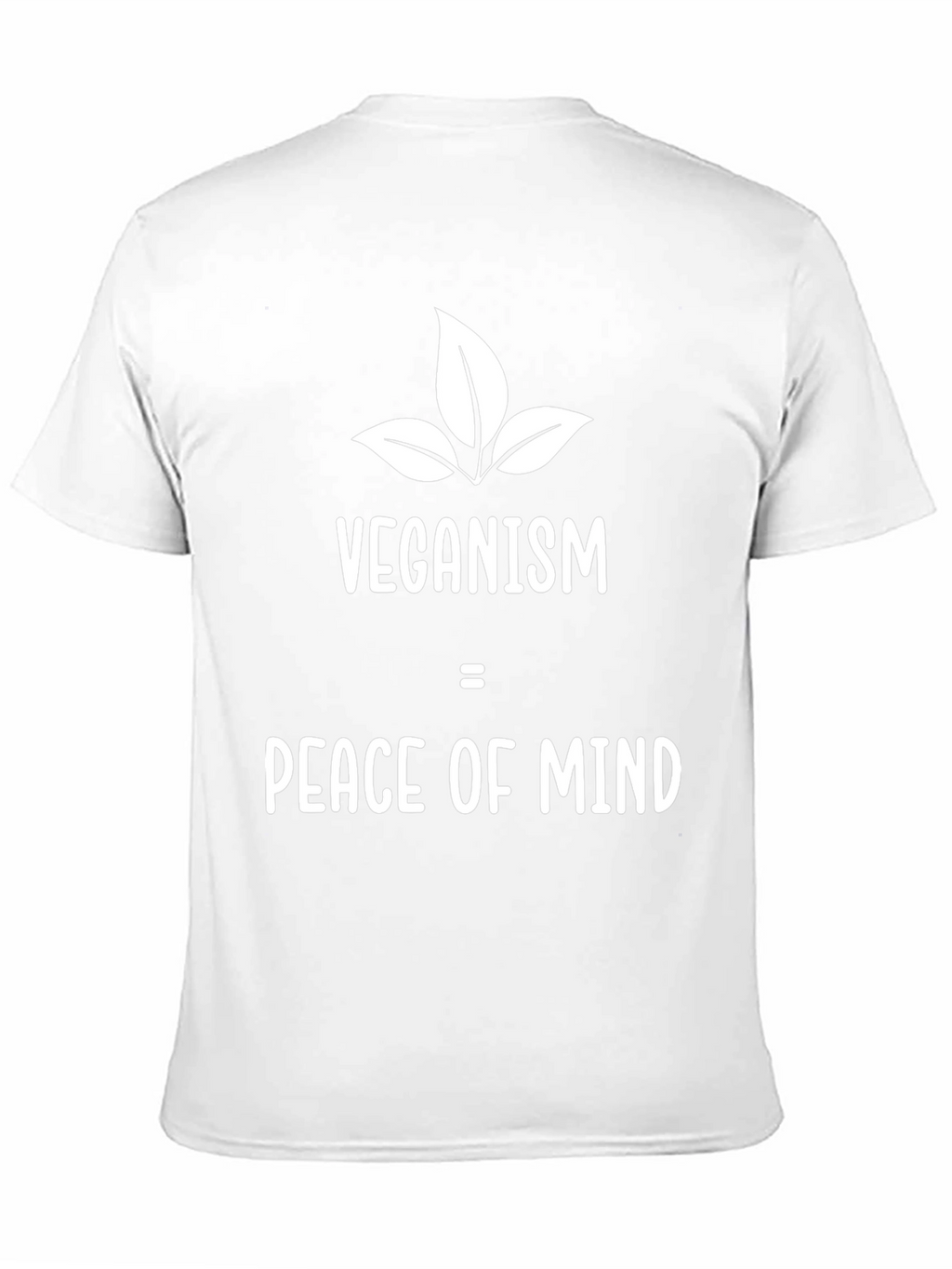 Veganism Peace of Mind Graphic Tee - Black