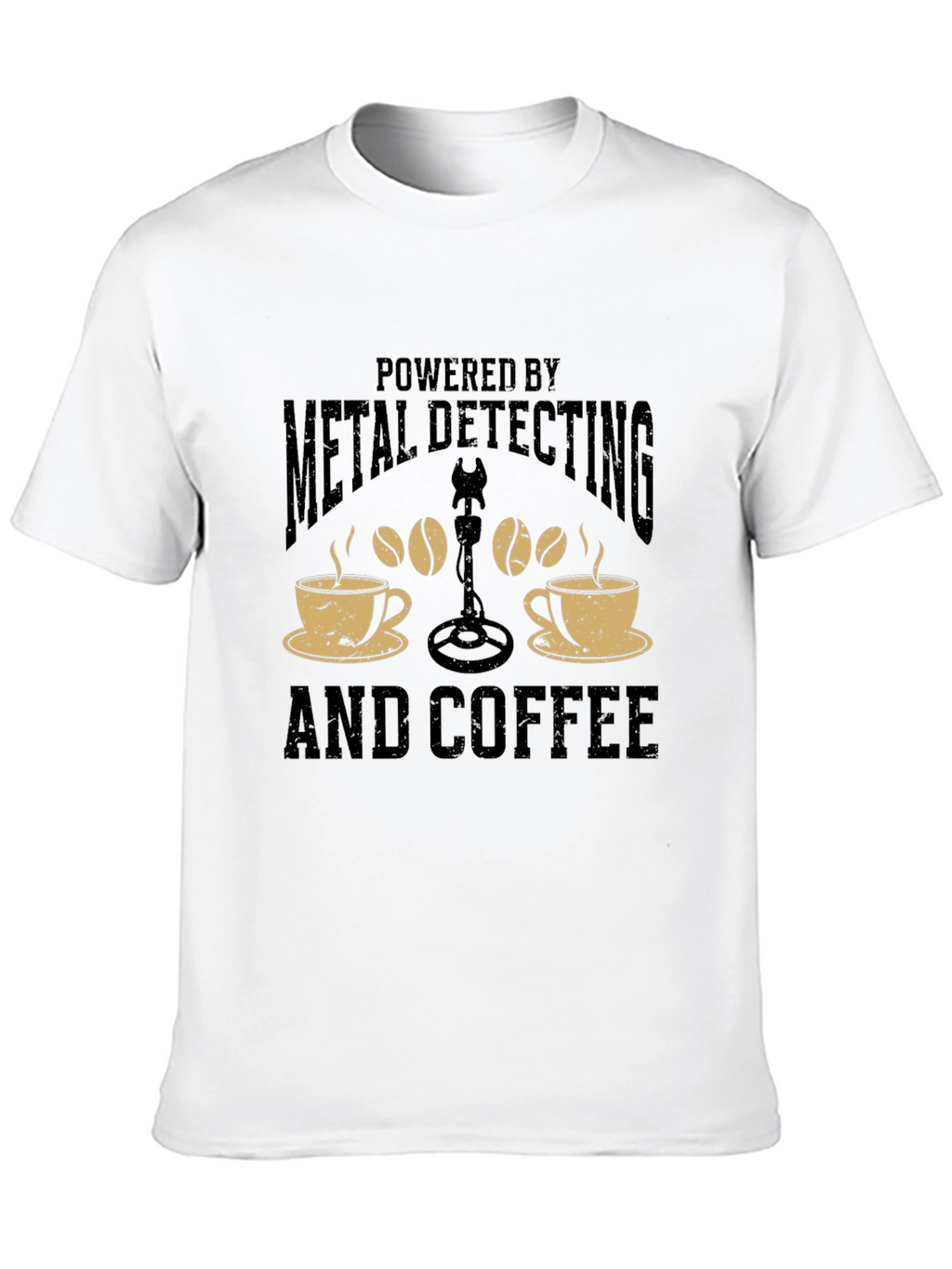 Metal Detecting & Coffee T-Shirt