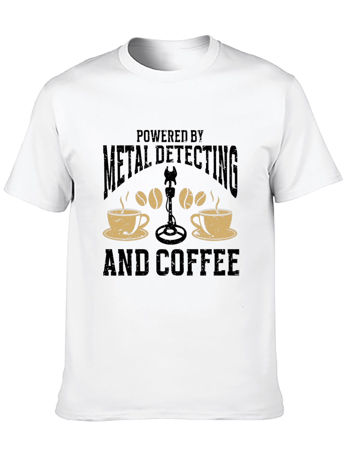 Metal Detecting & Coffee T-Shirt