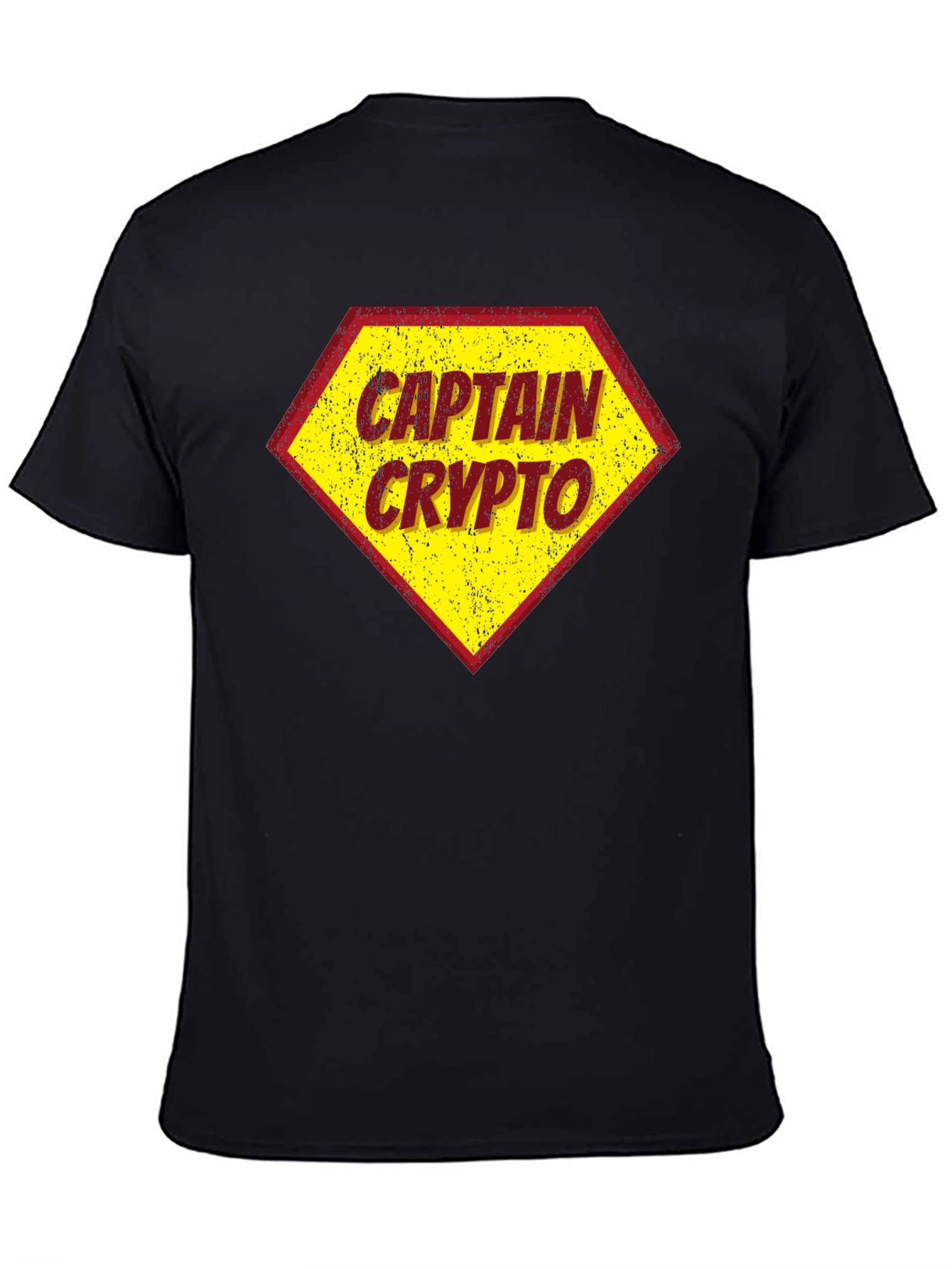 Captain Crypto T-Shirt - Black Crypto Tee