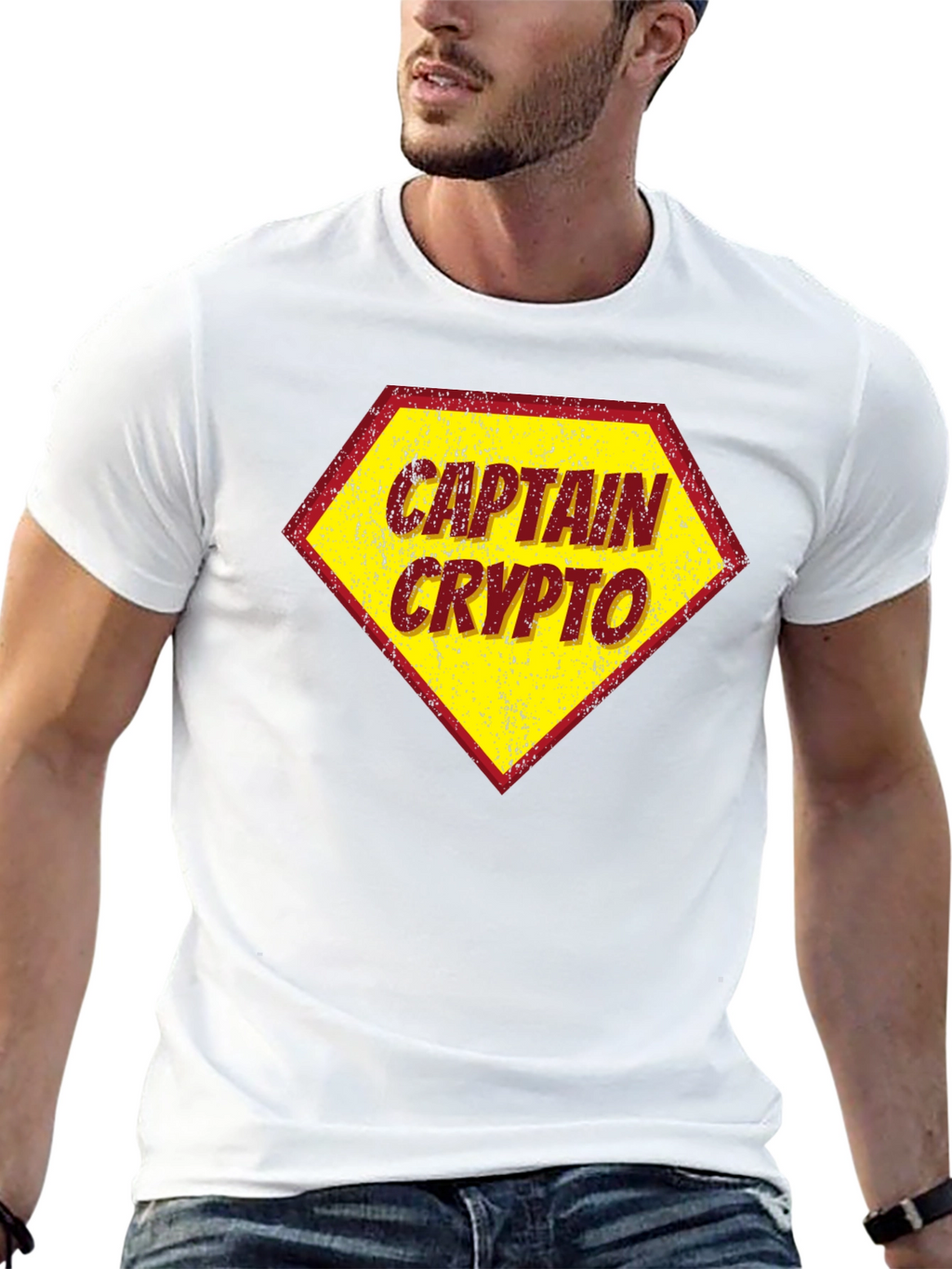 Captain Crypto T-Shirt - Black Crypto Tee