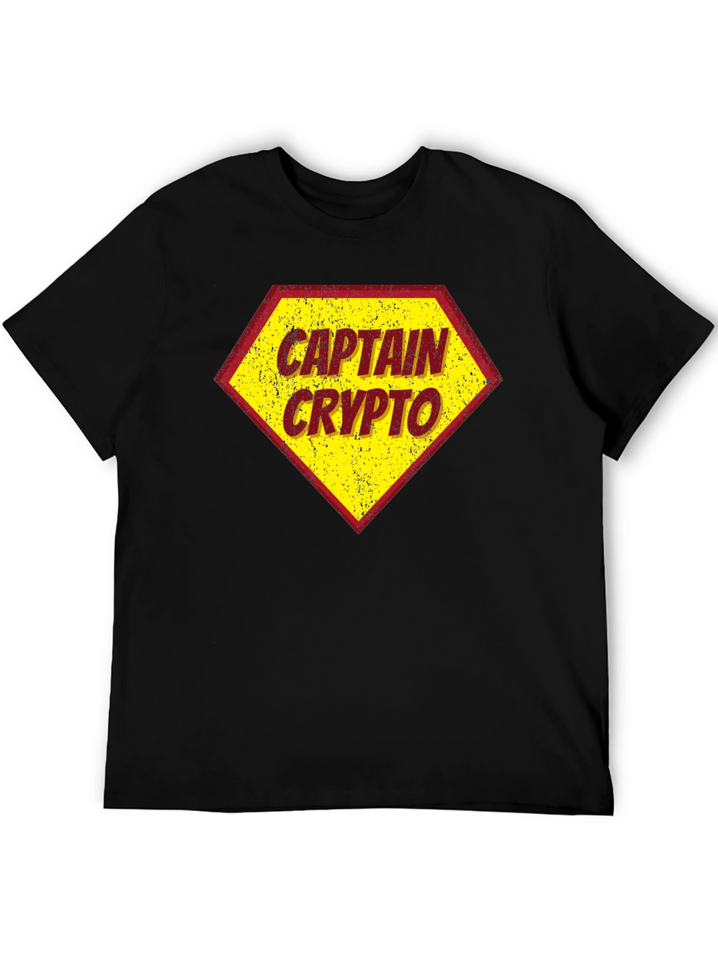 Captain Crypto T-Shirt - Black Crypto Tee
