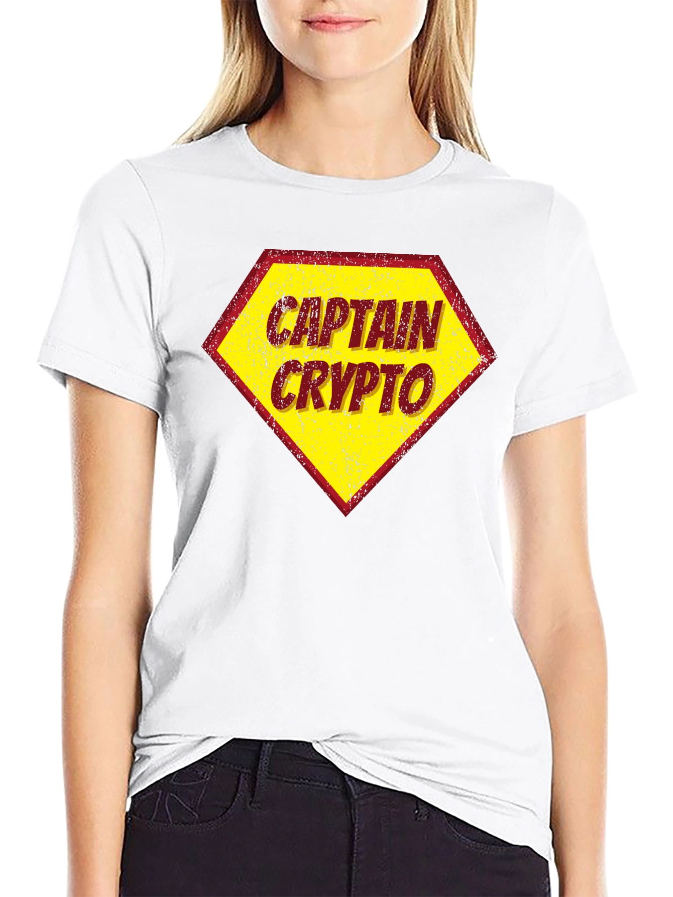 Captain Crypto T-Shirt - Black Crypto Tee