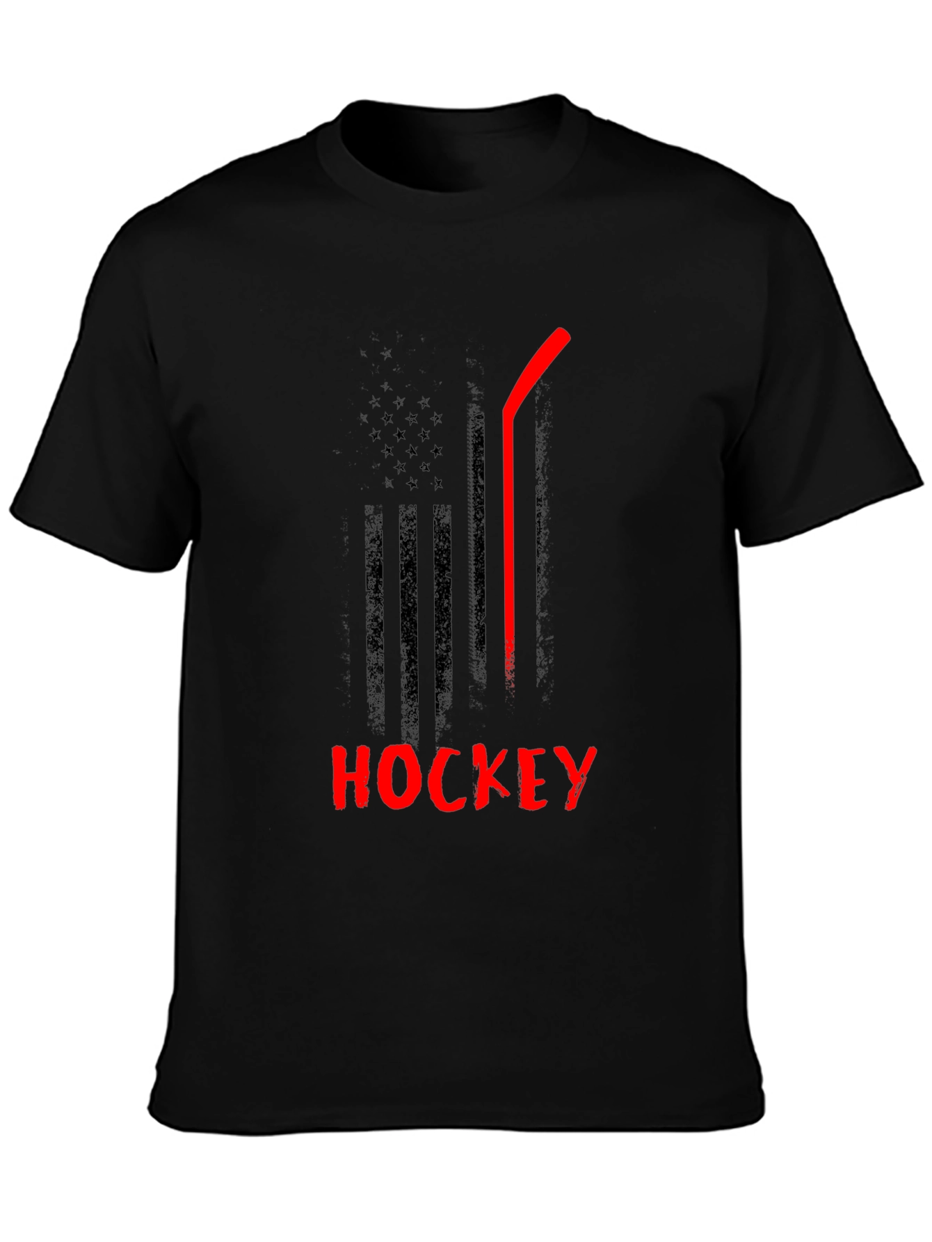Hockey USA Flag Graphic T-Shirt