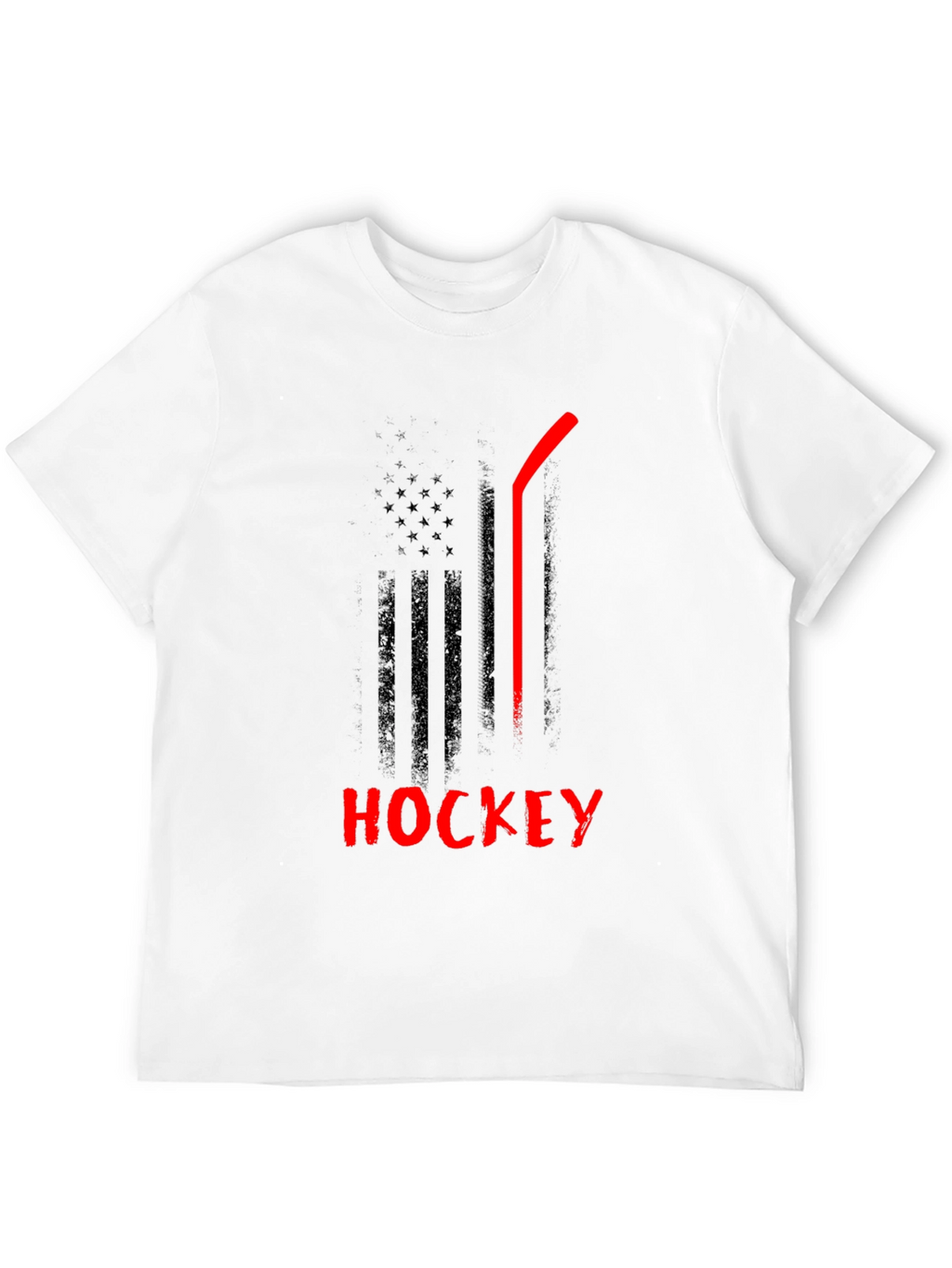 Hockey USA Flag Graphic T-Shirt