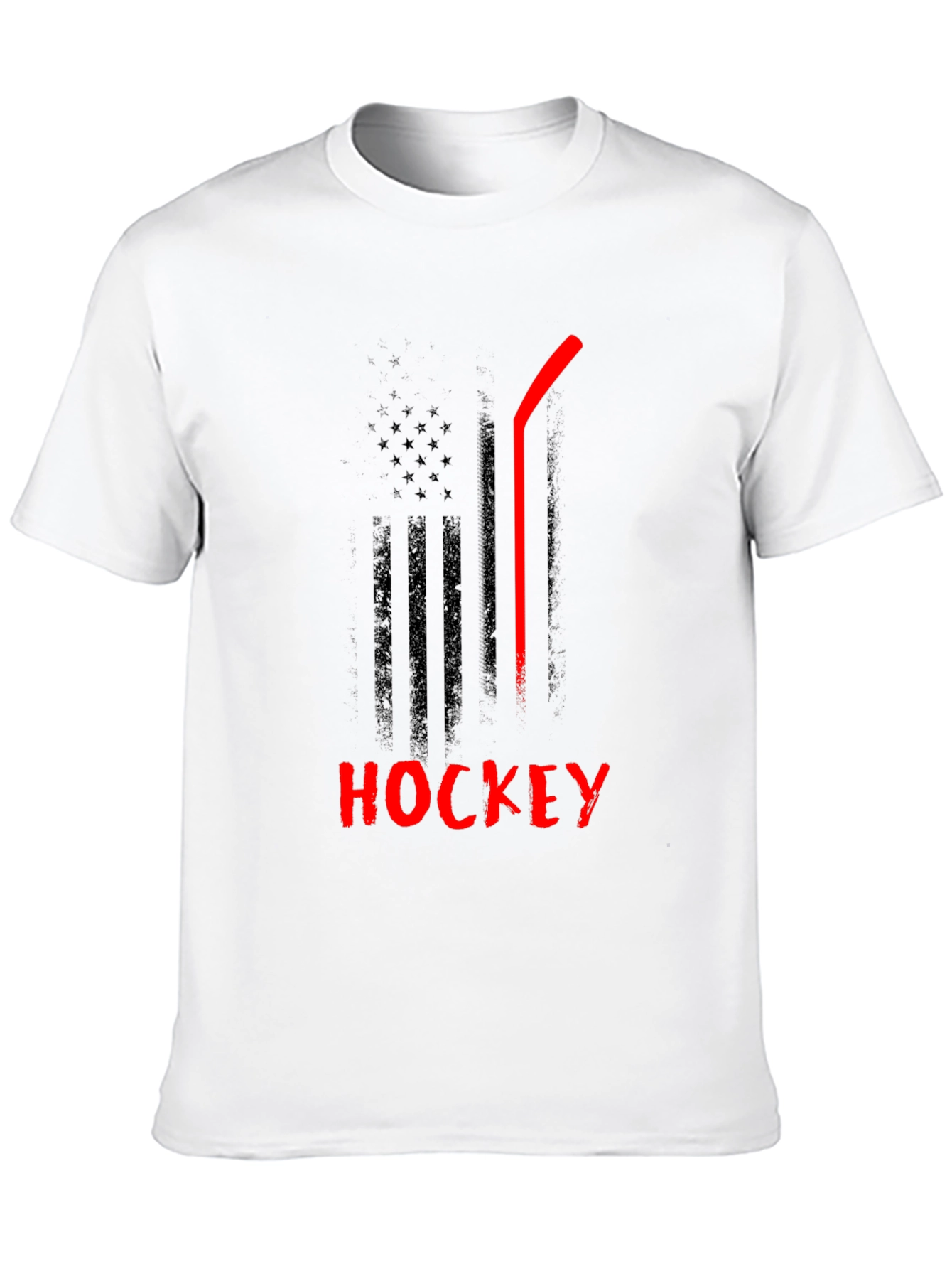 Hockey USA Flag Graphic T-Shirt