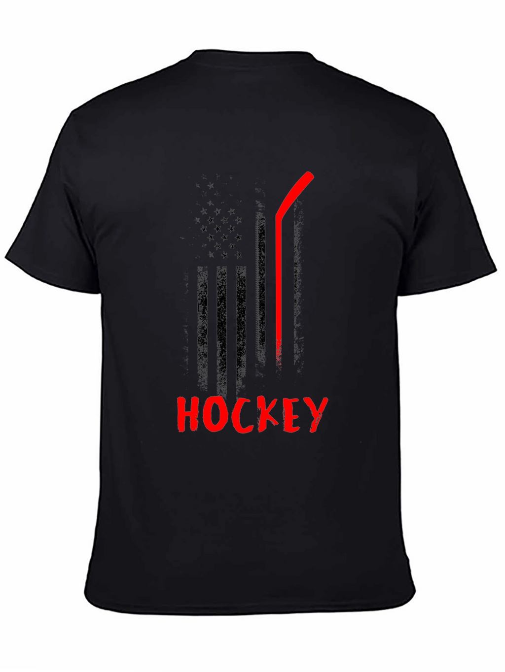 Hockey USA Flag Graphic T-Shirt