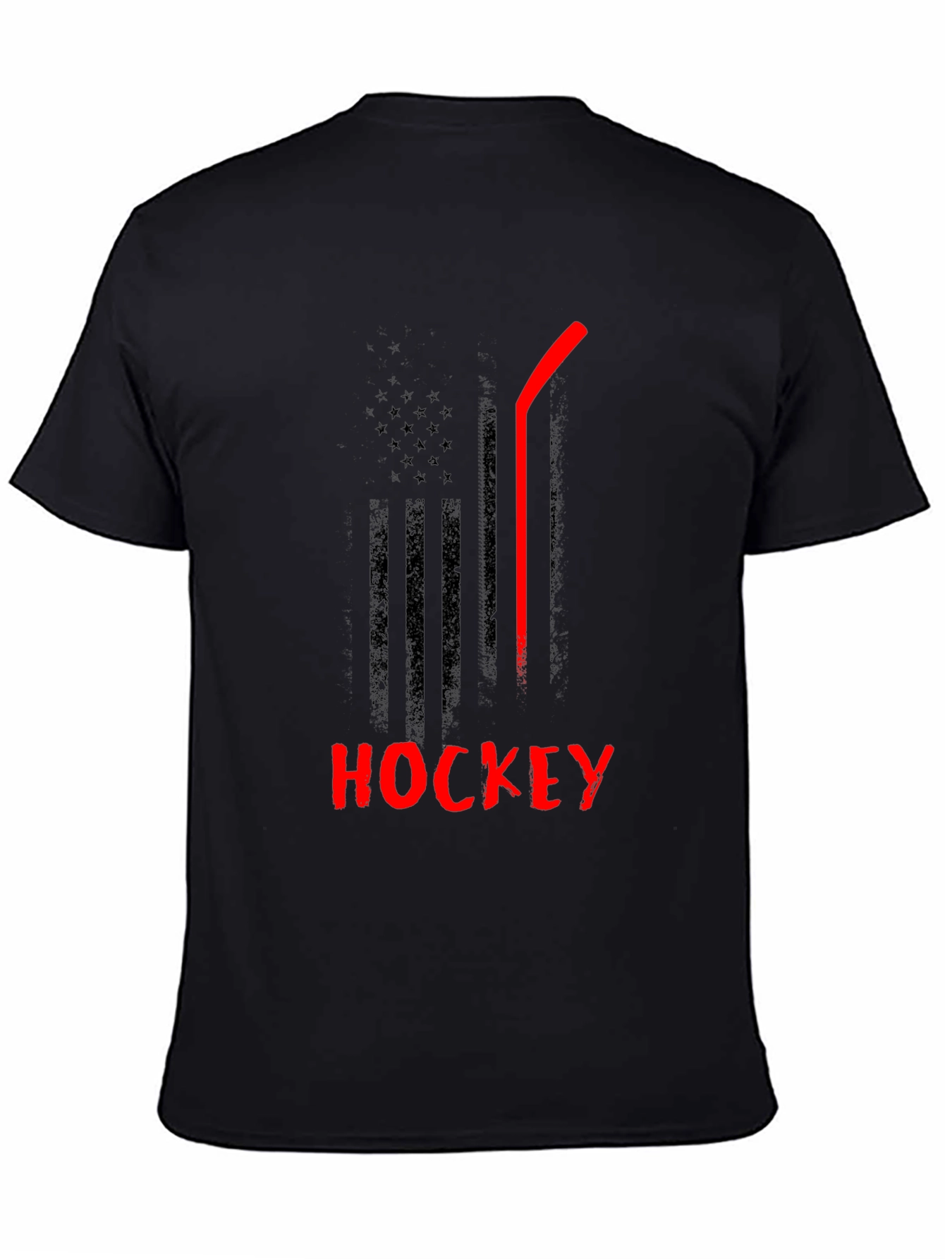 Hockey USA Flag Graphic T-Shirt