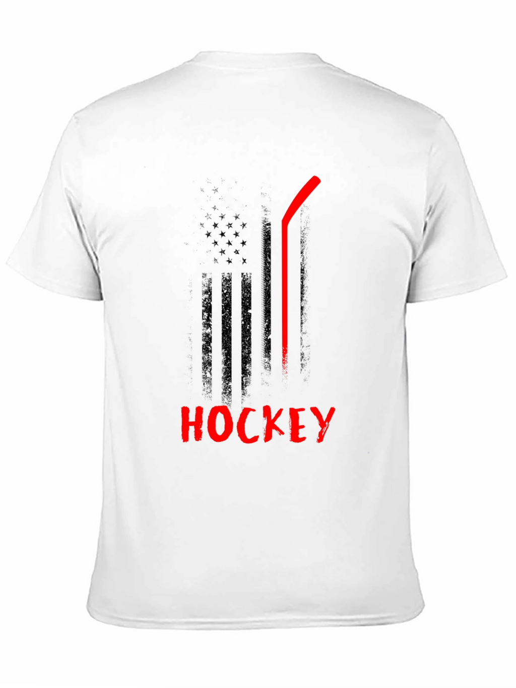 Hockey USA Flag Graphic T-Shirt