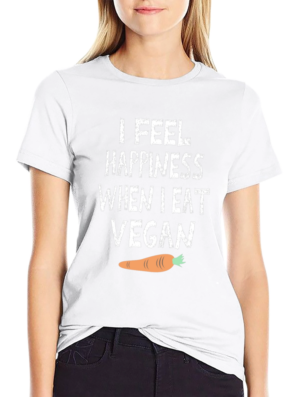 Vegan Happiness T-Shirt - Soft Cotton Tee