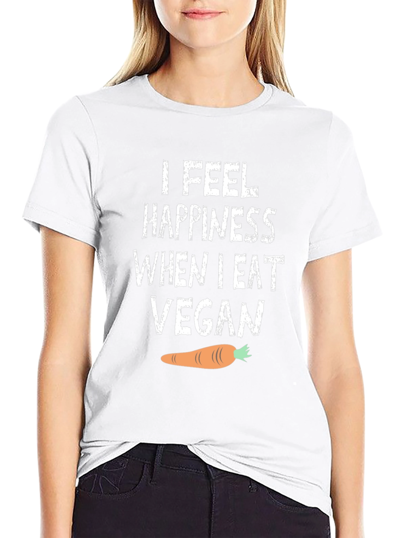 Vegan Happiness T-Shirt - Soft Cotton Tee