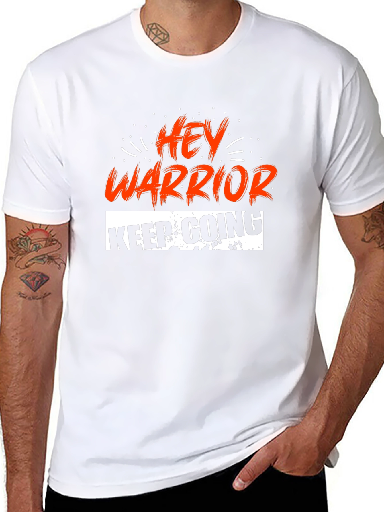 Hey Warrior Keep Going T-Shirt
