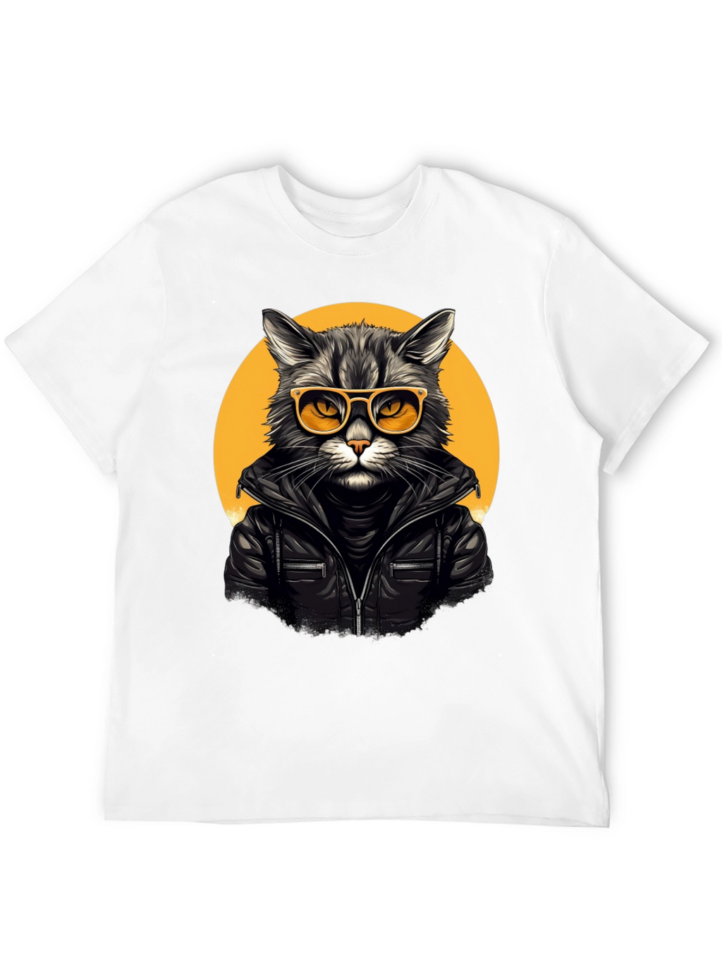 Cool Cat Biker T-Shirt