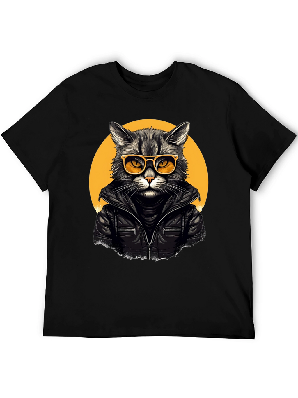 Cool Cat Biker T-Shirt