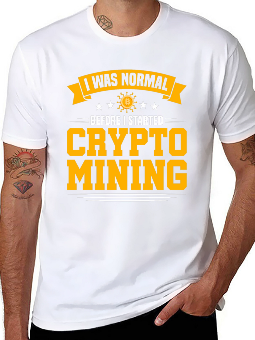 Crypto Mining T-Shirt - Funny Bitcoin Tee