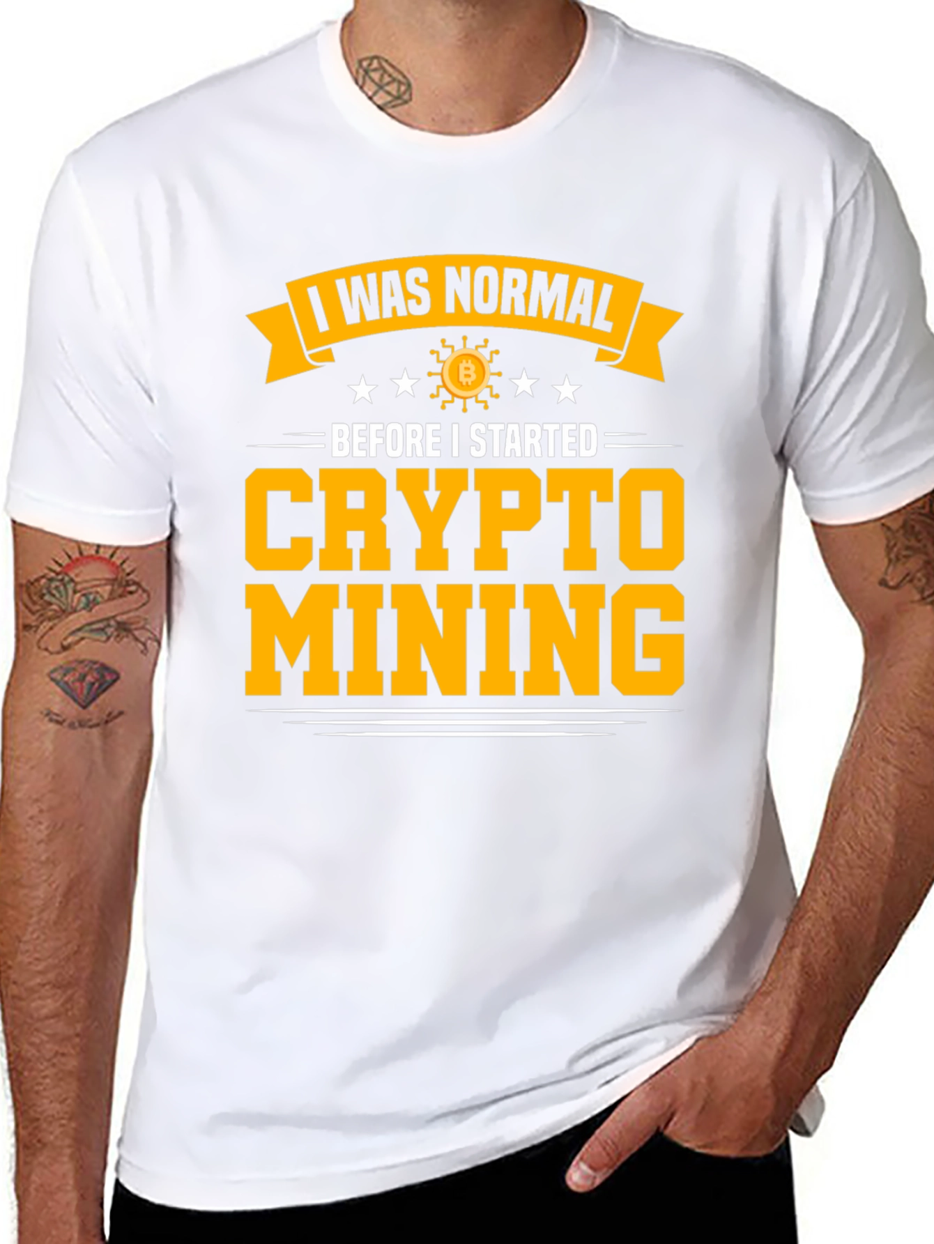 Crypto Mining T-Shirt - Funny Bitcoin Tee
