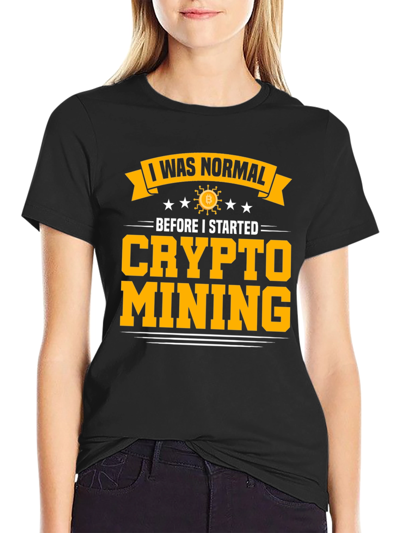Crypto Mining T-Shirt - Funny Bitcoin Tee