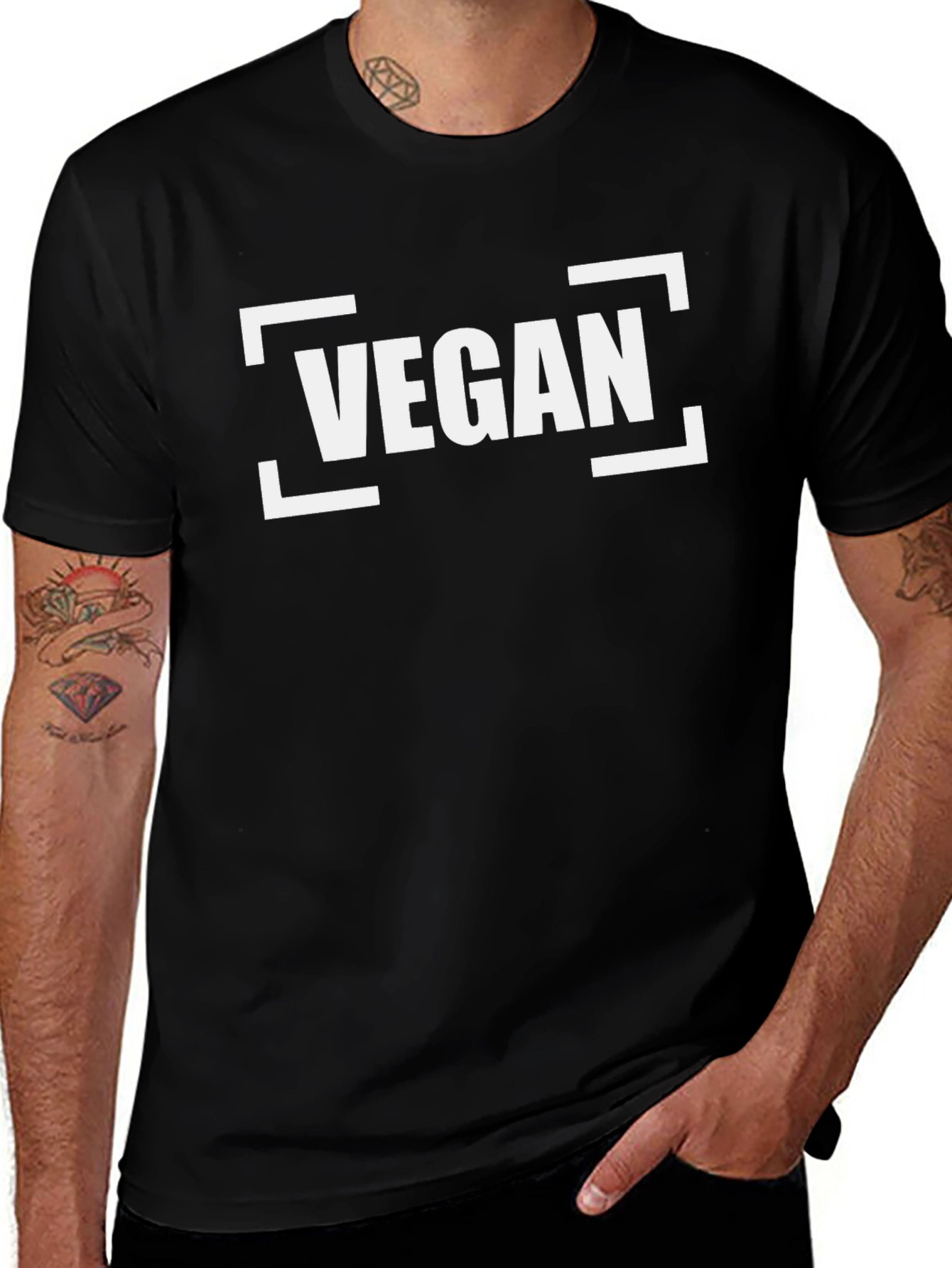 Vegan Graphic T-Shirt - Bold Vegan Statement Tee