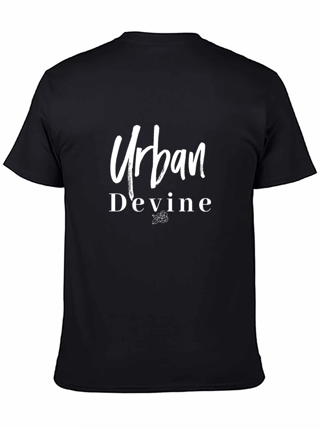 Urban Devine Black Graphic T-Shirt