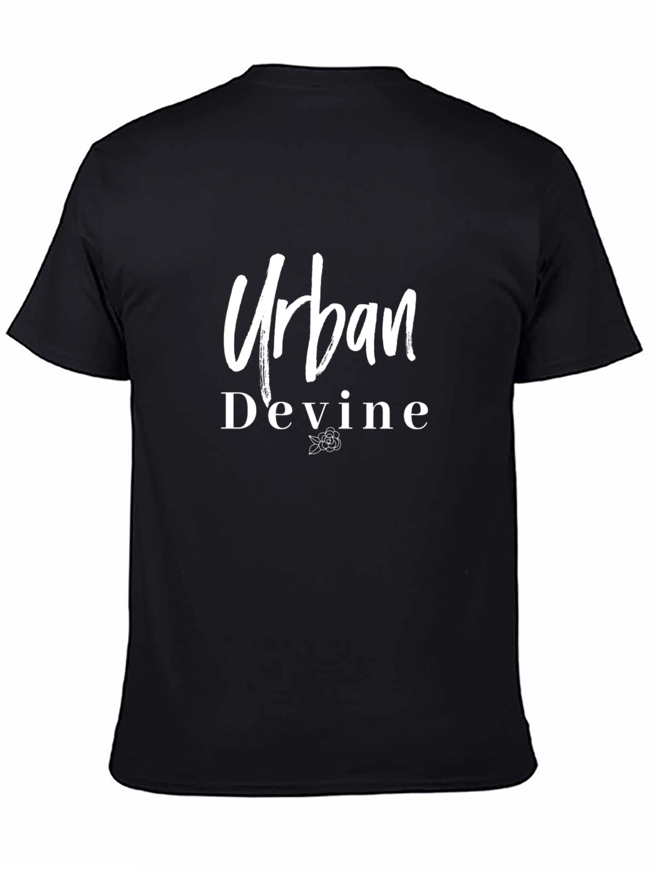 Urban Devine Black Graphic T-Shirt