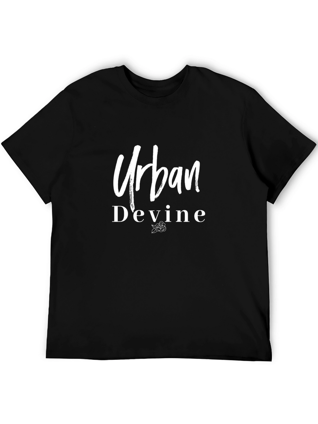 Urban Devine Black Graphic T-Shirt