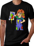 Colorful Painter Girl T-Shirt