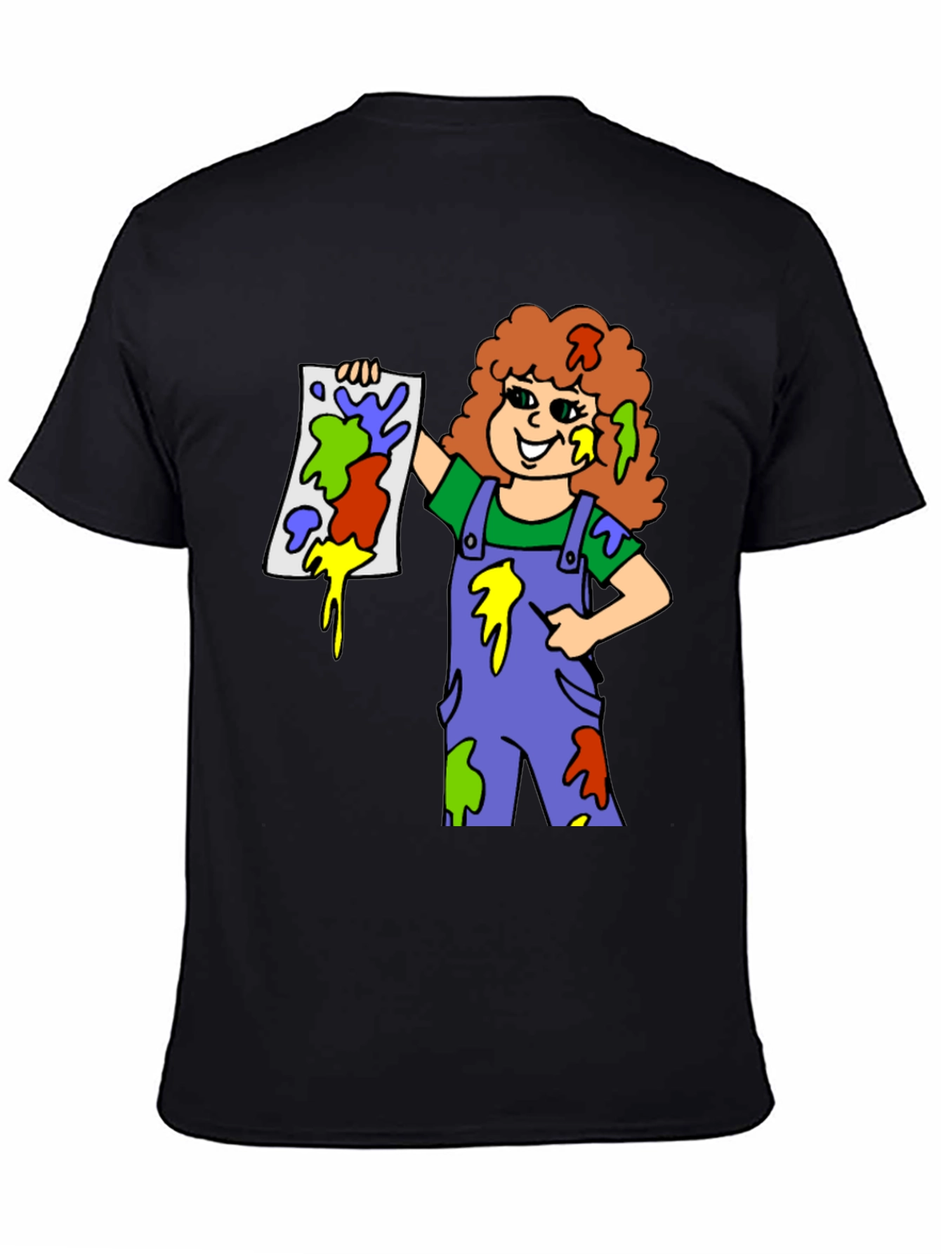Colorful Painter Girl T-Shirt
