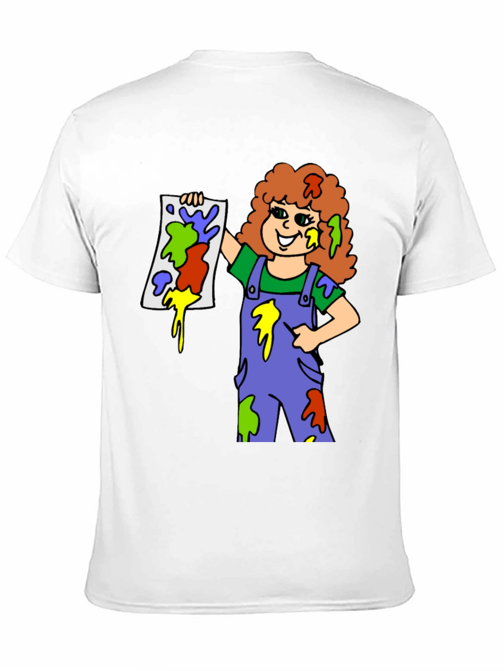 Colorful Painter Girl T-Shirt