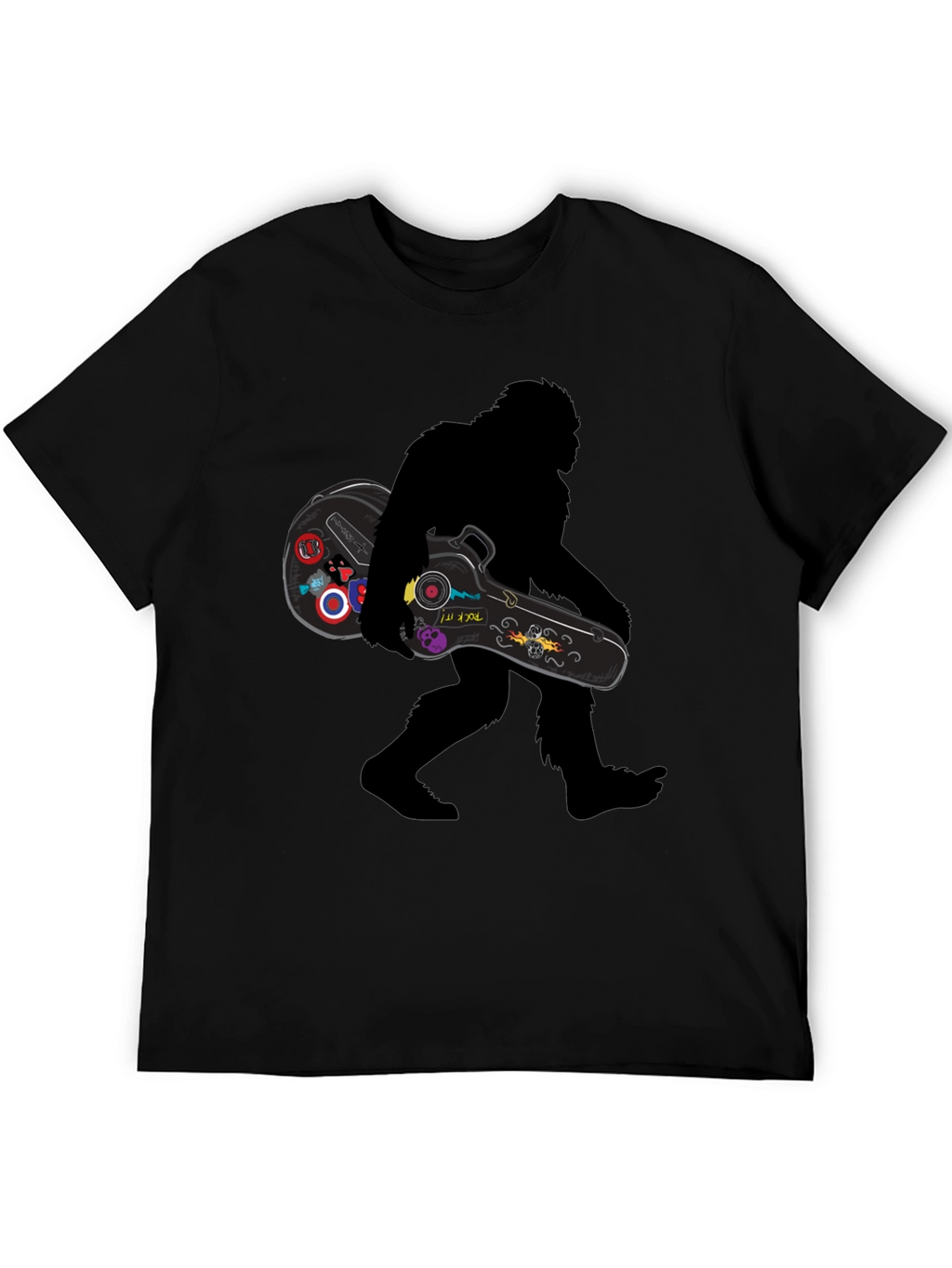 Sasquatch Guitarist Graphic Tee
