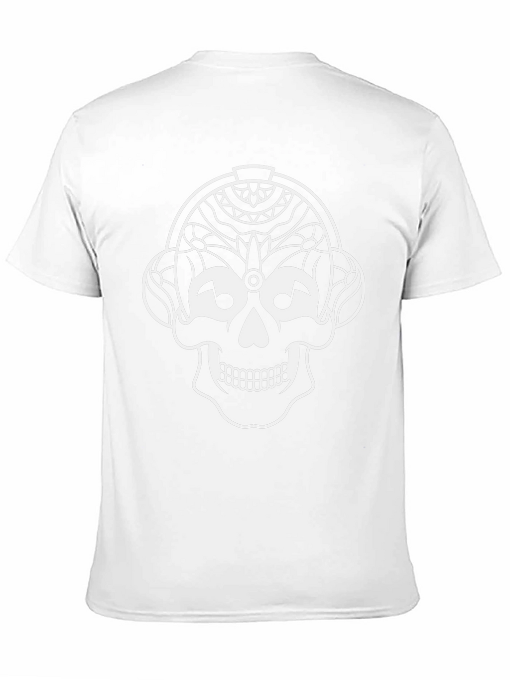 Skull Headphones Graphic Tee - Black