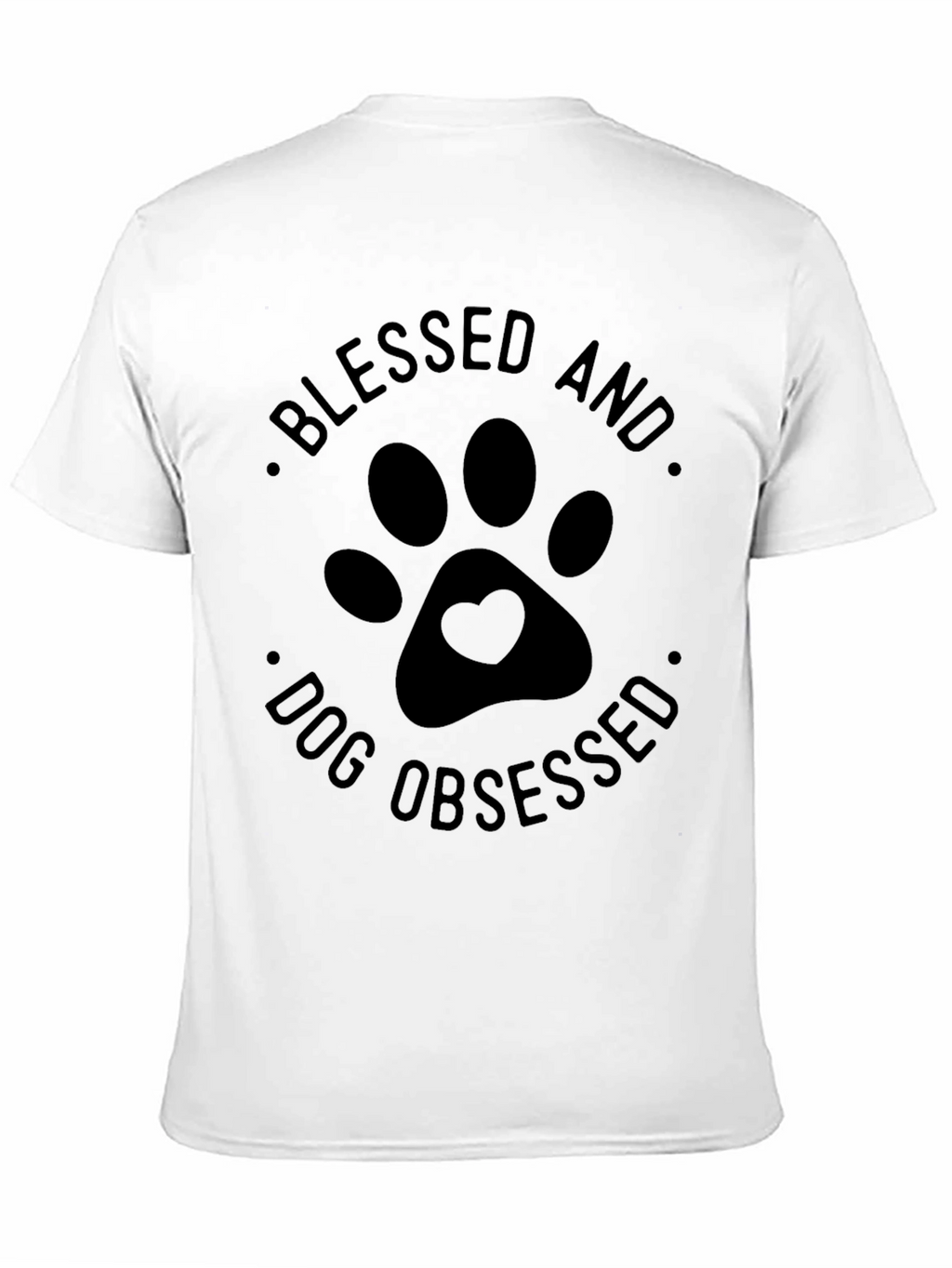 Blessed and Dog Obsessed Black T-Shirt