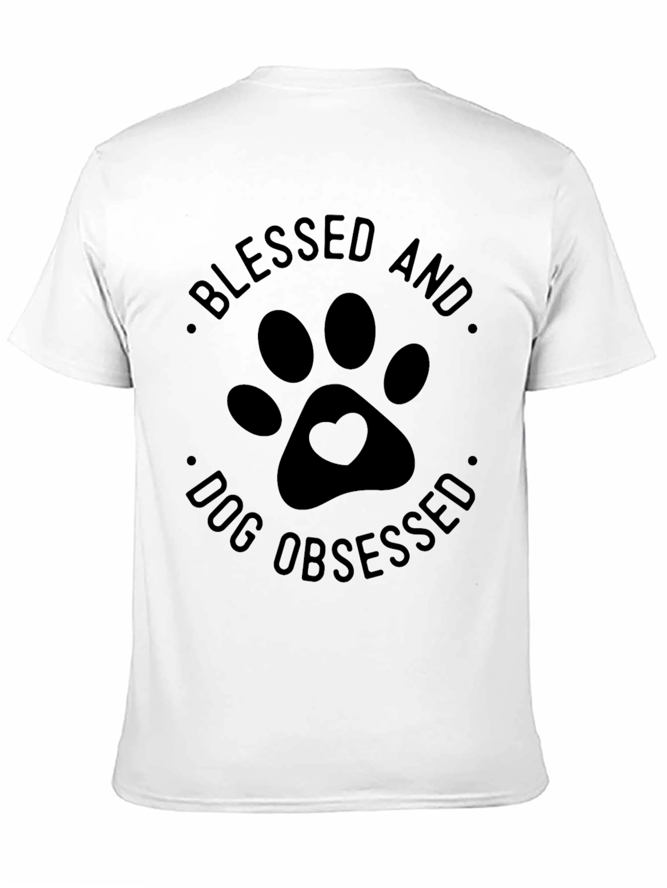Blessed and Dog Obsessed Black T-Shirt