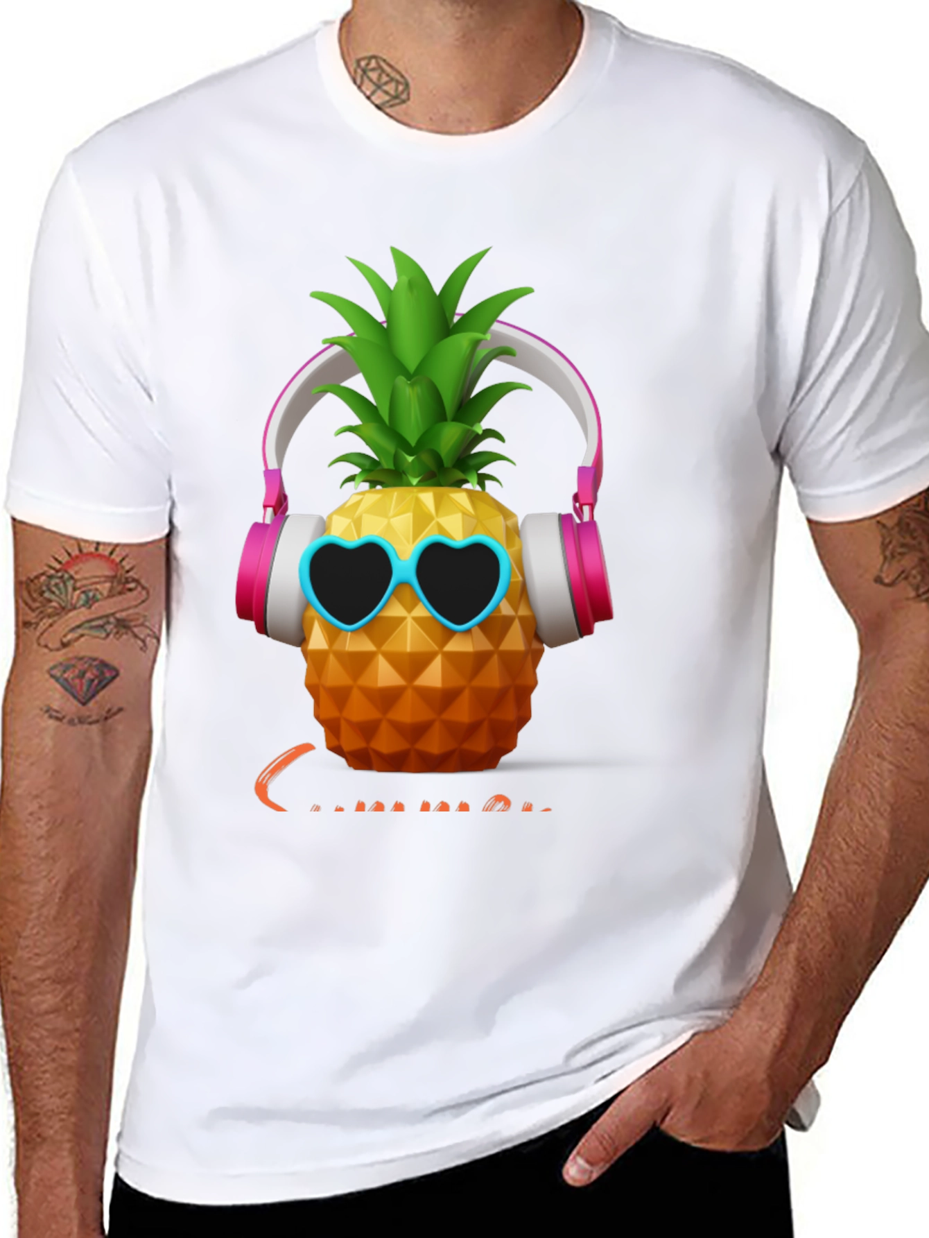 Cool Pineapple Graphic Tee