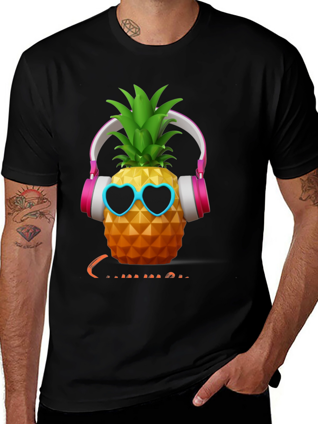Cool Pineapple Graphic Tee