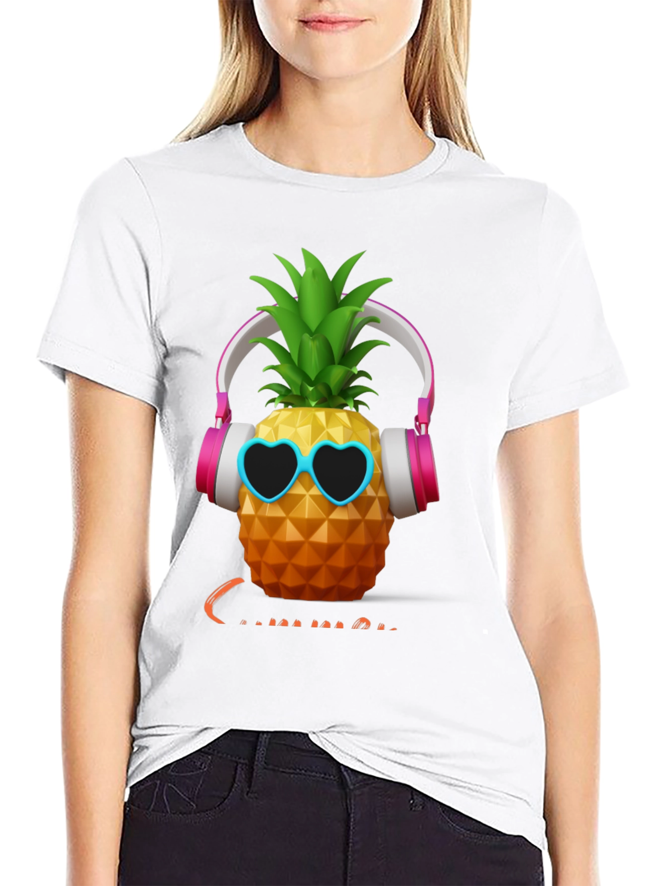 Cool Pineapple Graphic Tee