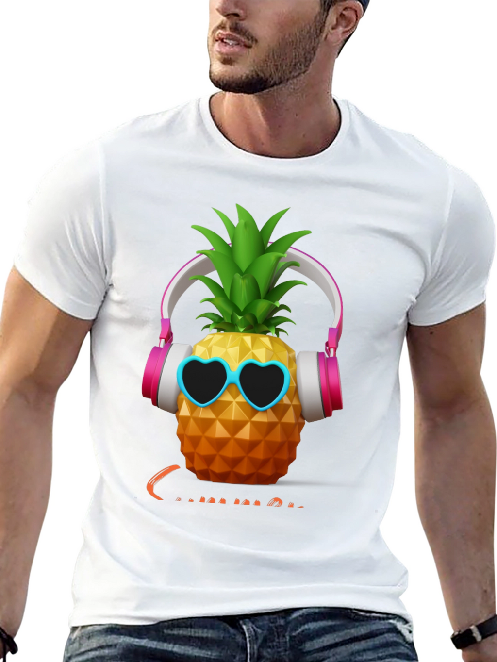 Cool Pineapple Graphic Tee