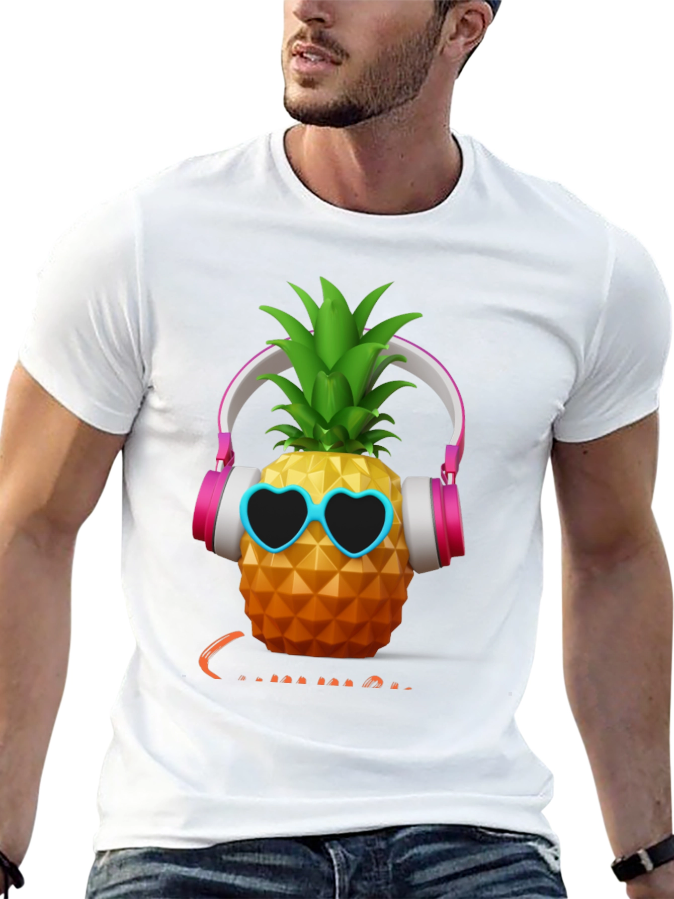 Cool Pineapple Graphic Tee