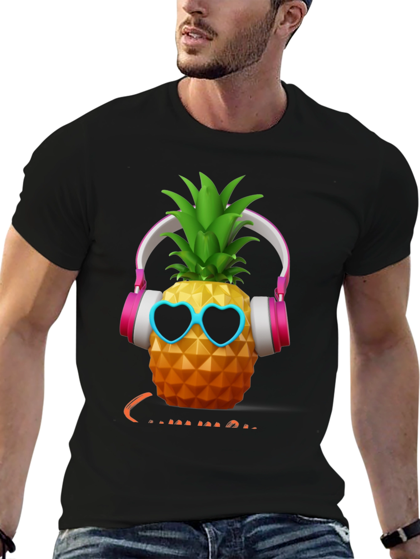 Cool Pineapple Graphic Tee