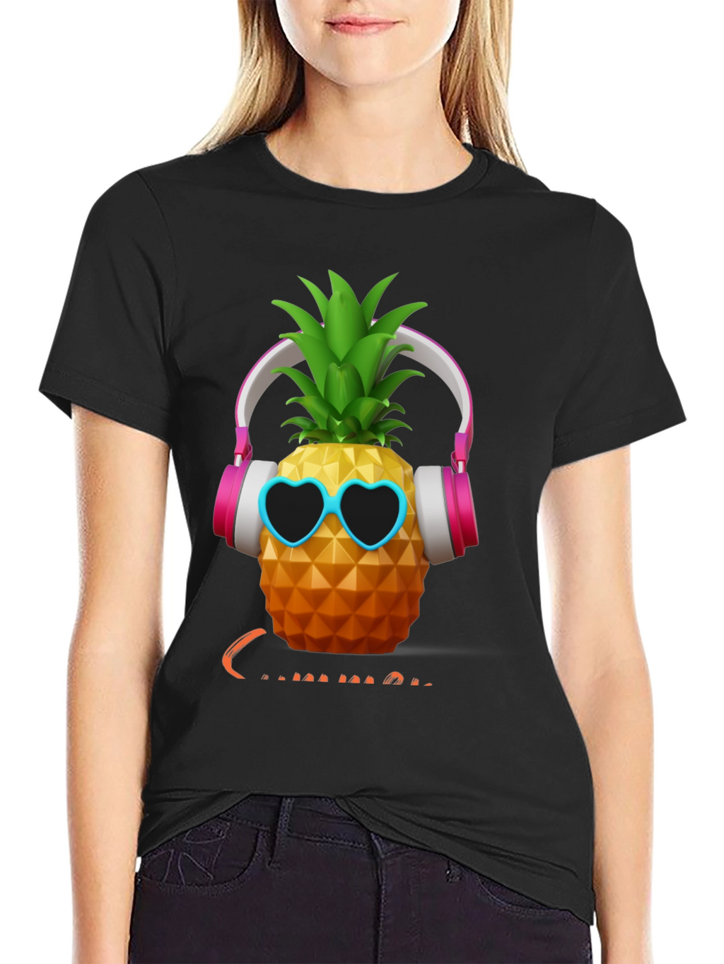 Cool Pineapple Graphic Tee