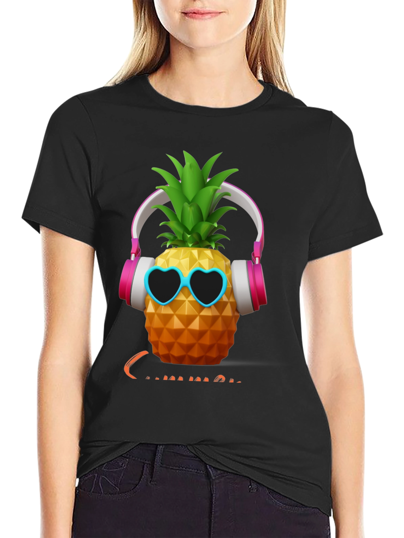 Cool Pineapple Graphic Tee