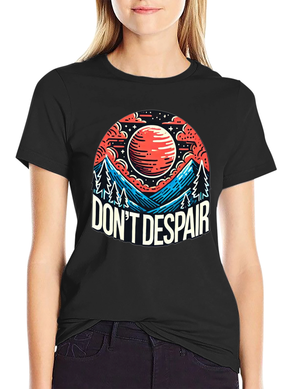 Dont Despair Graphic T-Shirt - Motivational Tee