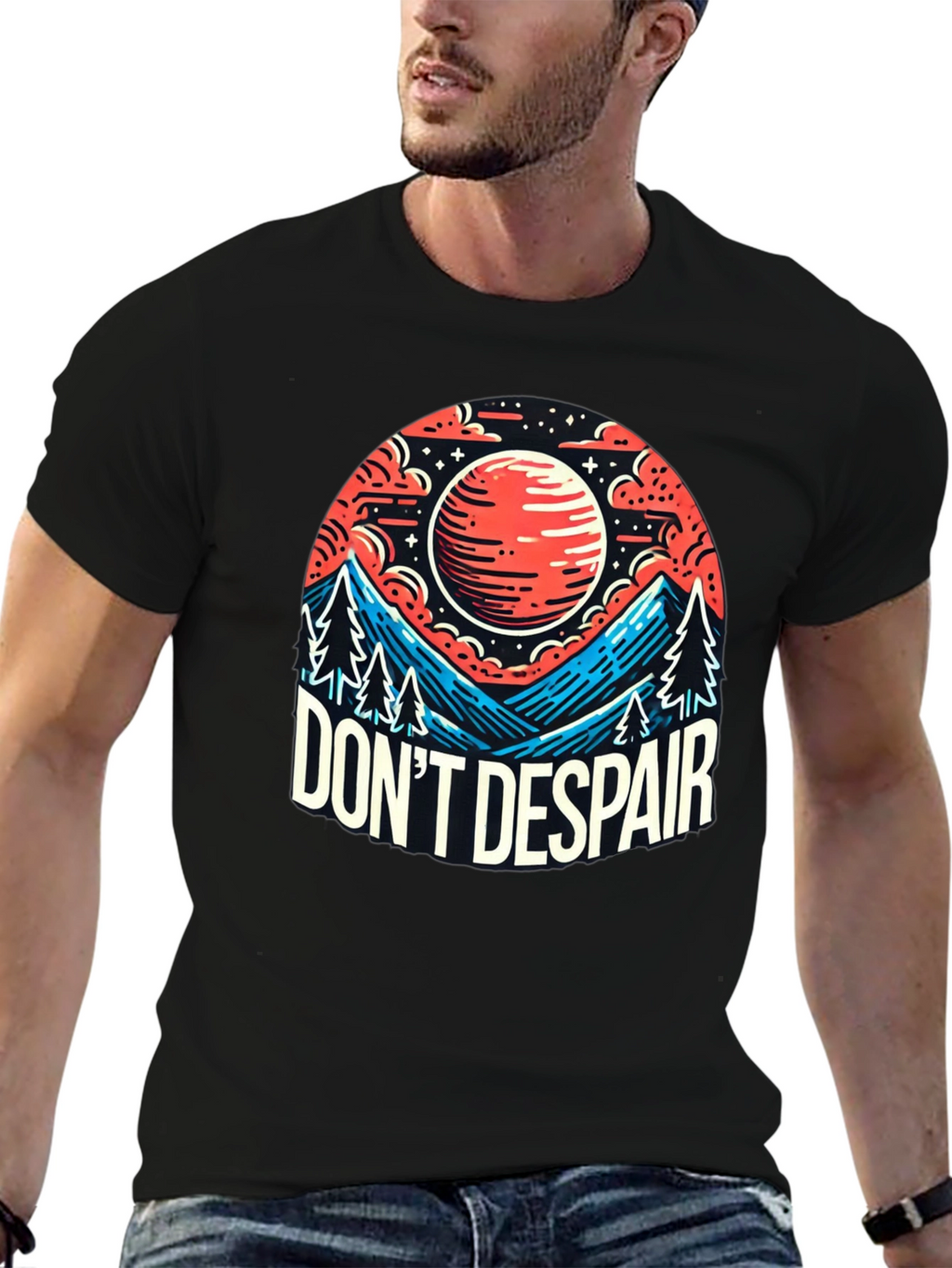 Dont Despair Graphic T-Shirt - Motivational Tee
