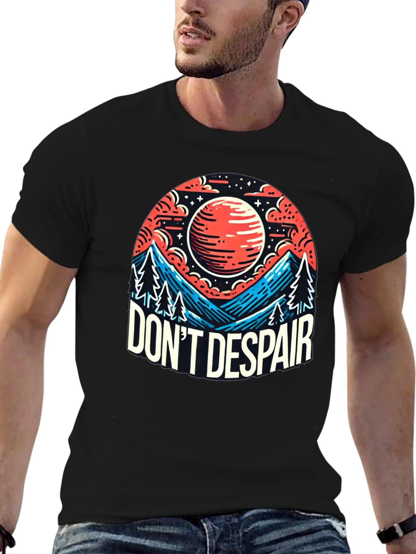Dont Despair Graphic T-Shirt - Motivational Tee