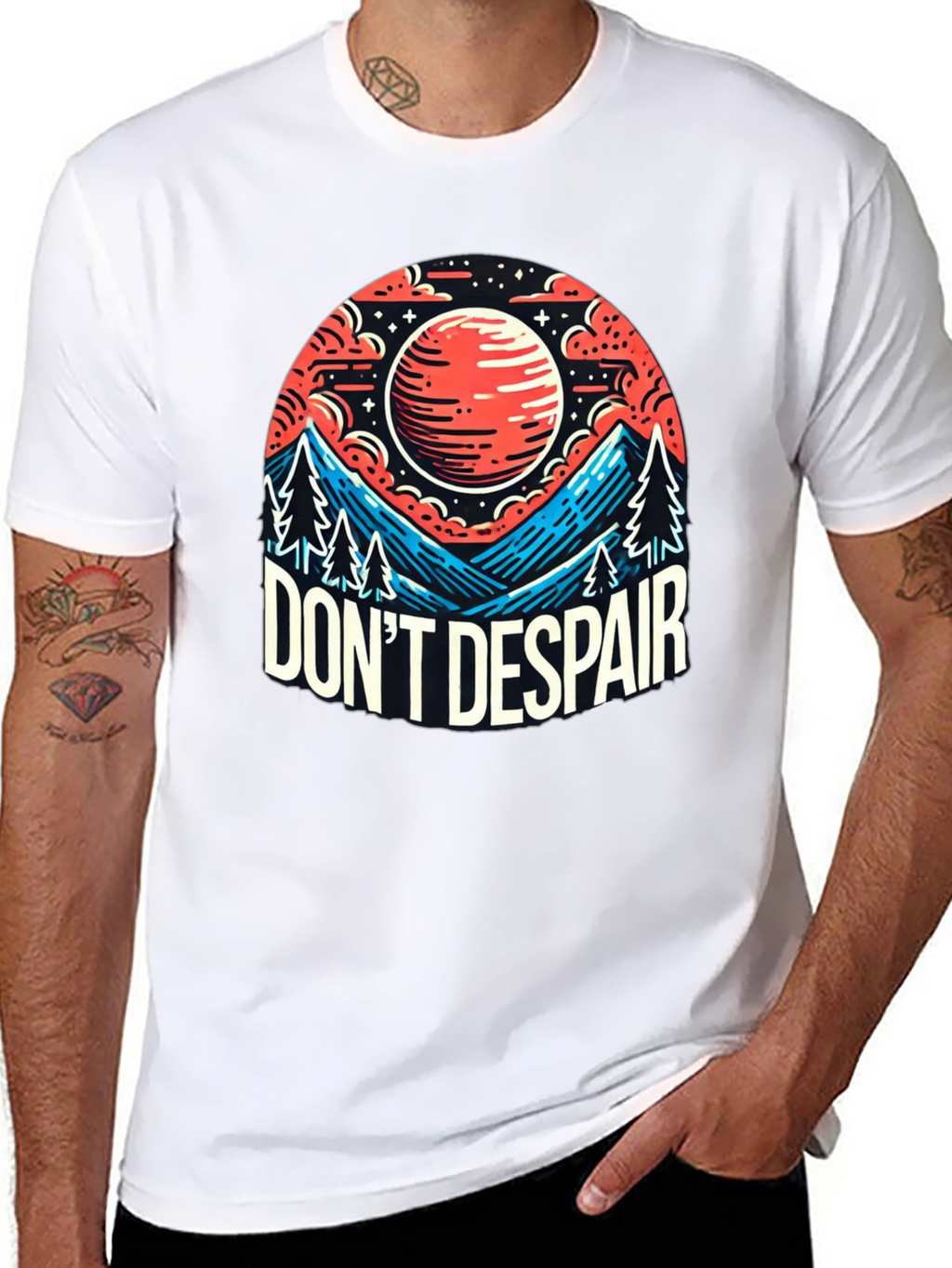 Dont Despair Graphic T-Shirt - Motivational Tee