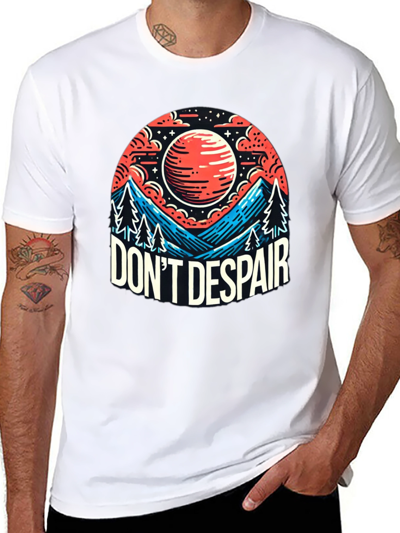 Dont Despair Graphic T-Shirt - Motivational Tee