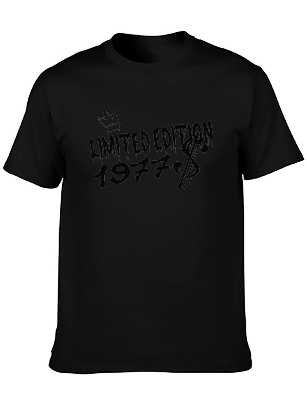 Limited Edition 1977 Graphic Tee - Black